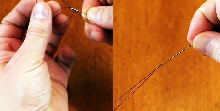 Tūlītējs veids, kā izveidot diegu adatai bez instrumentiem