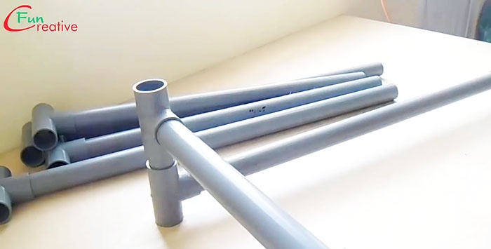 Jak rychle vyrobit pracovní plochu z PVC trubek