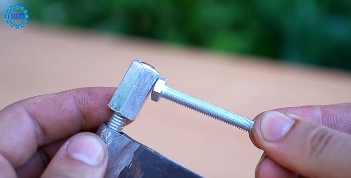 Homemade crimp para sa crimping tubular lugs sa isang cable