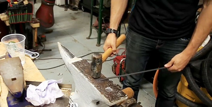 How to make a fire without matches in a forge