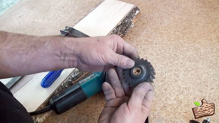 Como transformar uma engrenagem de distribuição em um cortador de madeira completo