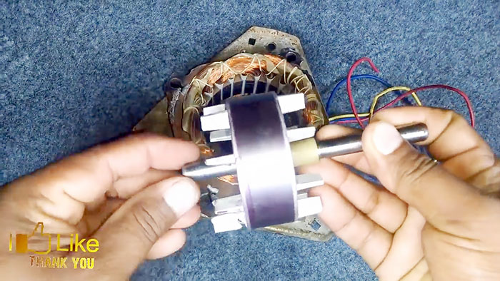 Kako pretvoriti bilo koji asinkroni motor u generator
