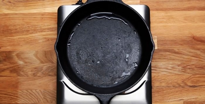 Paglilinis at pag-aalaga ng cast iron frying pan