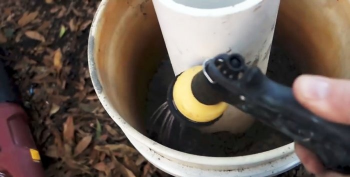 DIY concrete rocket stove