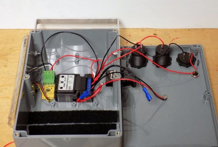 Estação de energia solar portátil DIY para camping