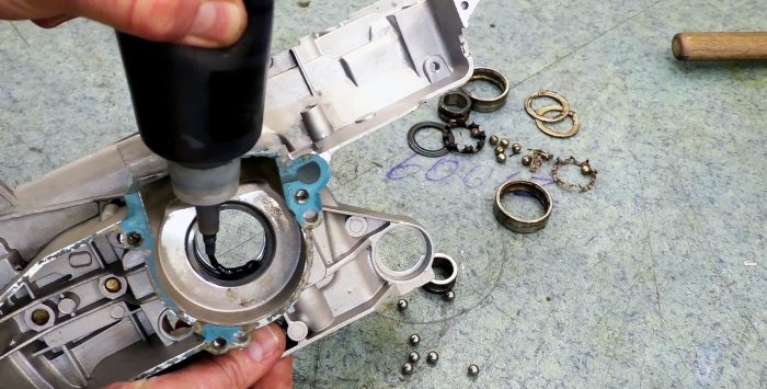 Comment démonter une bague de roulement du boîtier sans outils spéciaux