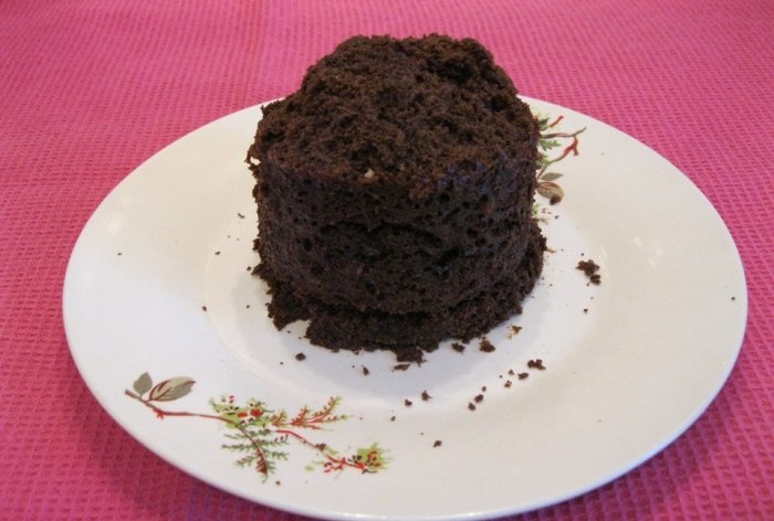 Prăjitura la microunde în 5 minute