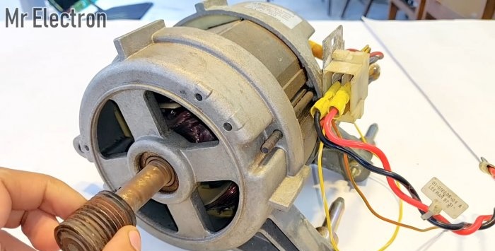 Paano gawing 220 V generator ang isang washing machine motor