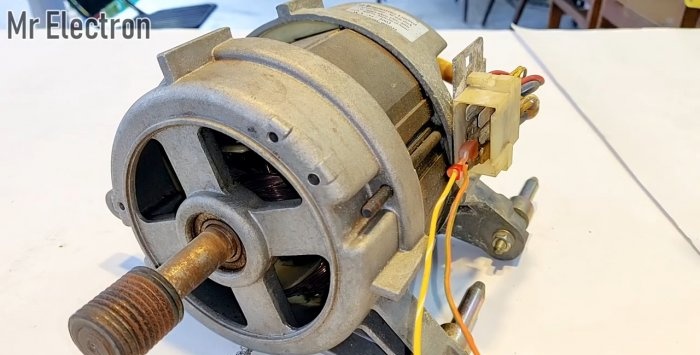 Sådan forvandler du en vaskemaskinemotor til en 220 V generator