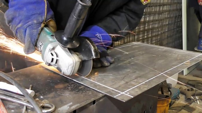 How to bend a steel sheet evenly without a bender