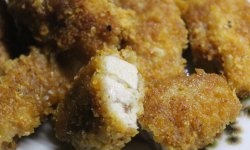 Ropogós kukoricával rántott csirke rögök - Kedvenc receptem