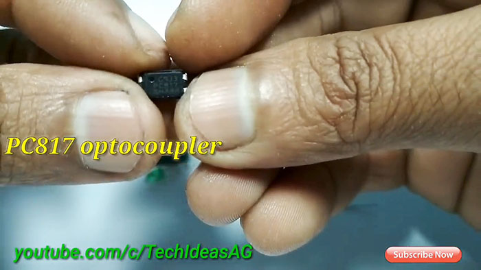 LED flasher sa optocoupler