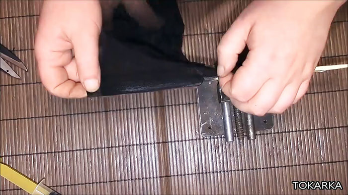 Sådan laver du et gummieret håndtag på en kniv