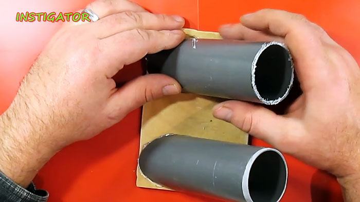 Three life hacks from PVC pipes