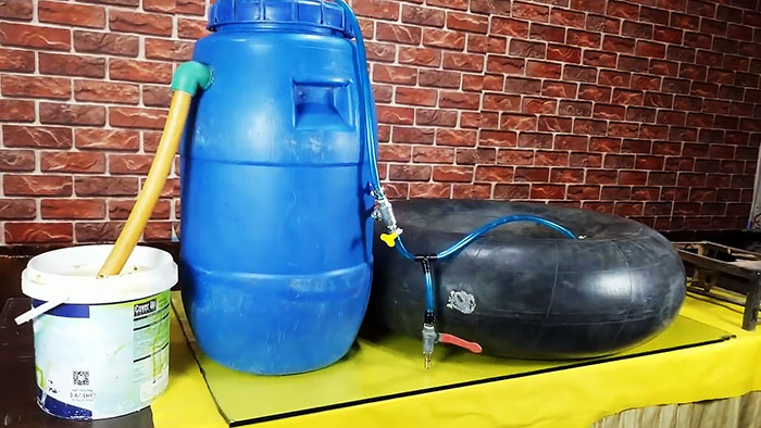 Simple DIY biogas plant