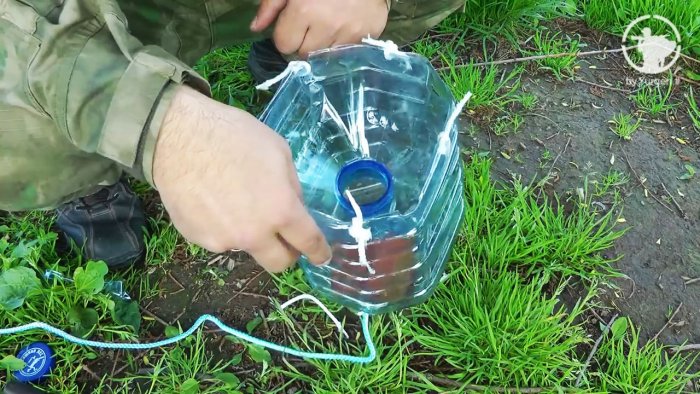 Како ухватити рибу пластичном флашом