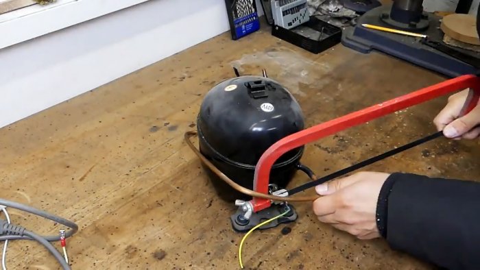 Hoe een koelkastcompressor in een vacuümpomp te veranderen
