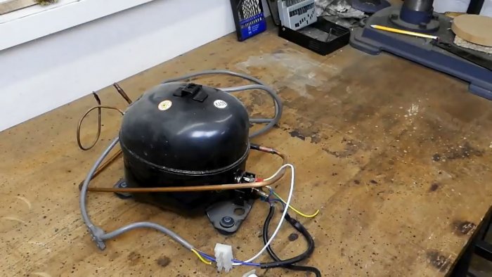Como converter um compressor de geladeira em uma bomba de vácuo