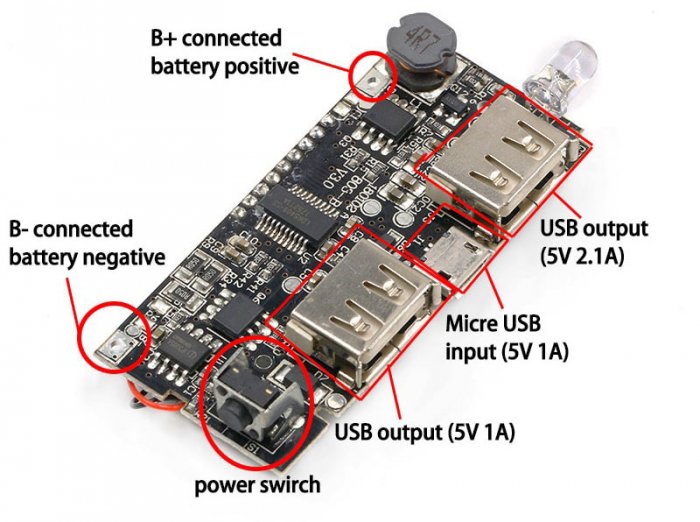 DIY power bank na may mga super capacitor