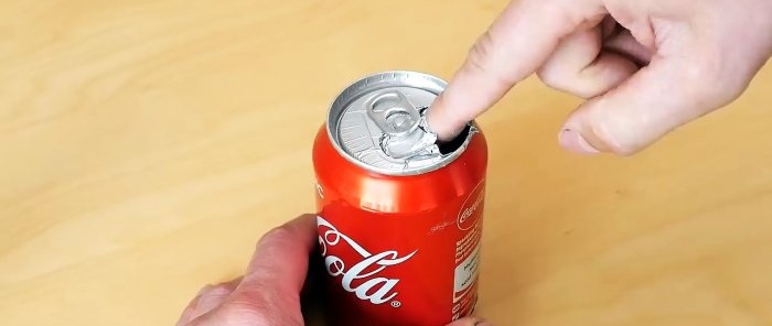 Bagaimana untuk menembusi tin aluminium dengan jari anda