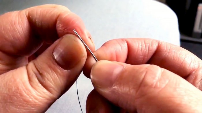Hur man trär en nål utan att väta verktygen och onödig byråkrati