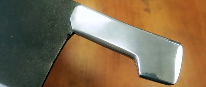 How to cast an aluminum handle for a knife or cleaver