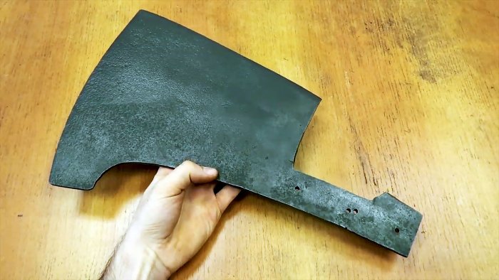 How to cast an aluminum handle for a knife or cleaver