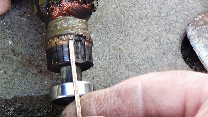 Elektros variklių armatūros komutatorių plokščių restauravimas savo rankomis