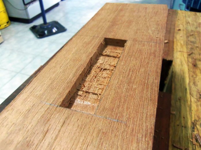 How to make a deep tenon groove with a minimal set of tools
