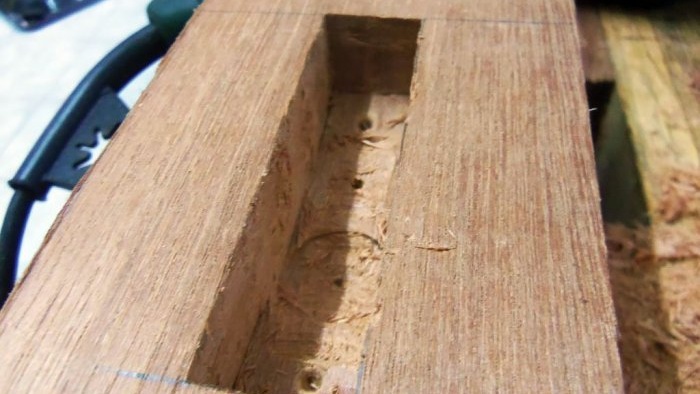 How to make a deep tenon groove with a minimal set of tools