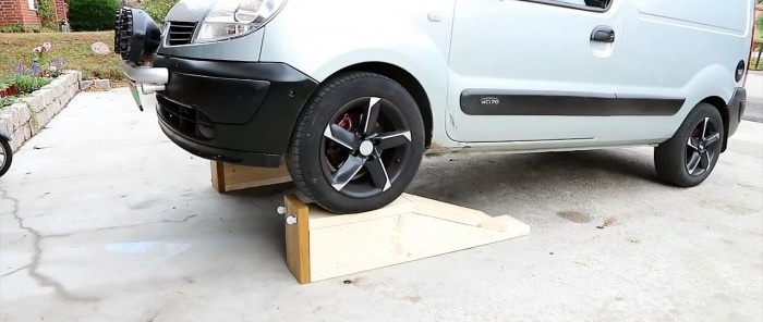 DIY mini overkørsel til biler