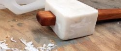 How to simply and easily make a mallet from a plastic canister