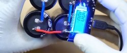 Power bank DIY z superkondensatorami
