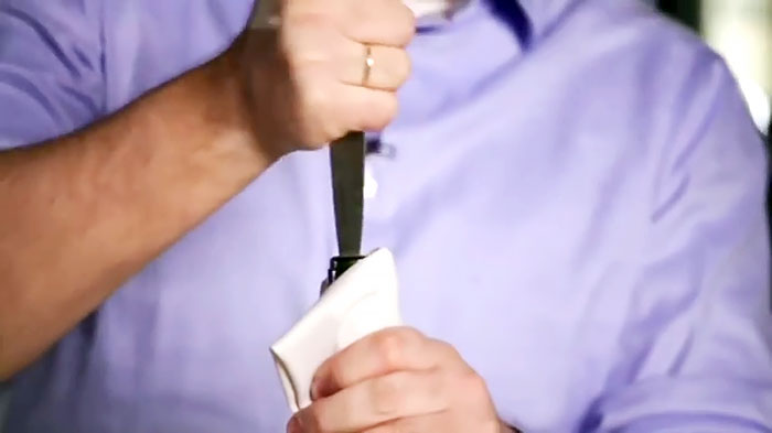 How to open a bottle of wine without a corkscrew