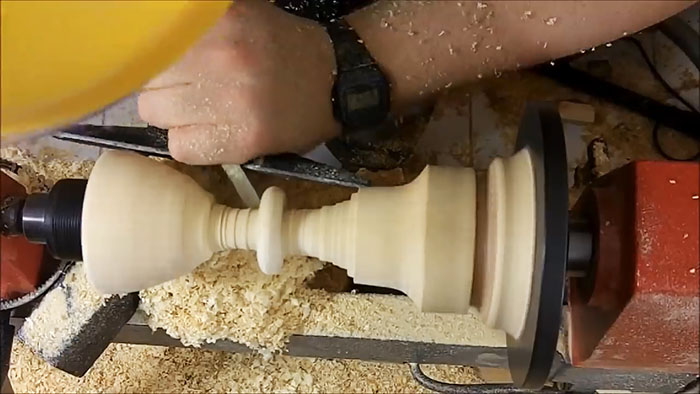 Puzzle Cup made of wood with a ring