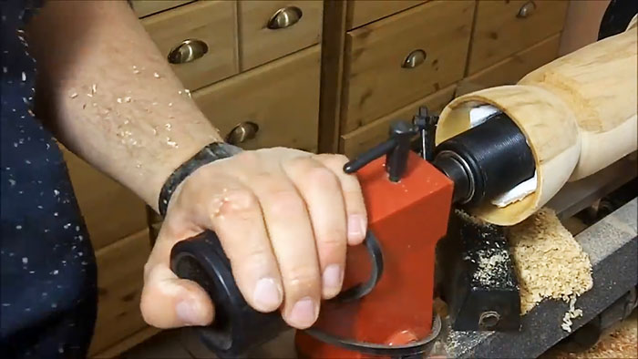 Puzzle Cup made of wood with a ring