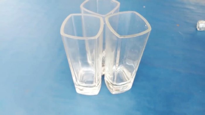 Wie man aus Glasflaschen Gläser herstellt