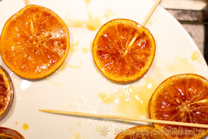 100 adet doğal portakallı lolipop Kendimiz hazırlıyoruz
