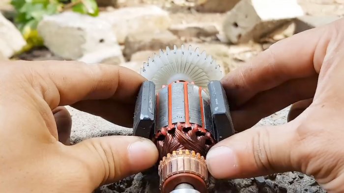How to restore a burnt out drill by converting it from 220 V to 12 V