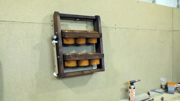 Mega convenient transformable shelf for the workshop
