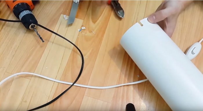 Como fazer uma luminária simples com tubo de PVC