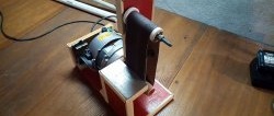 The simplest grinder without welding and turning from a washing machine engine