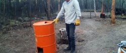 Un barril de 200 litres ajudarà a desfer-se de la soca