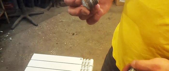 Comment ajouter des sections à un radiateur en aluminium