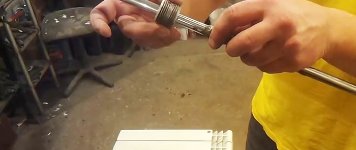 How to add sections to an aluminum radiator