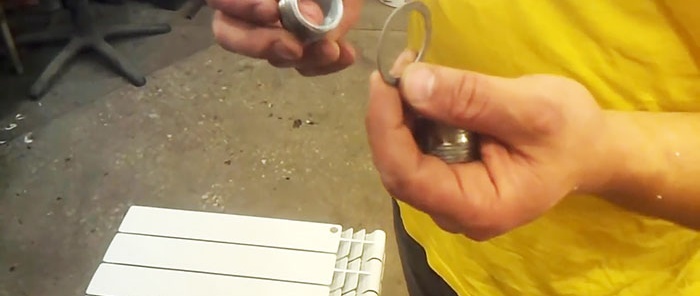 Comment ajouter des sections à un radiateur en aluminium