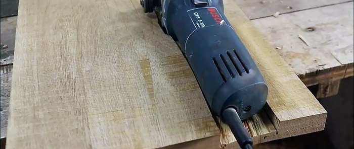 How to make a compact table saw from a grinder