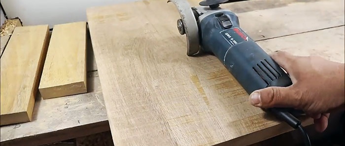 Hoe maak je een compacte tafelzaag van een slijpmachine