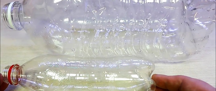 Сокоизстисквачка за цитрусови плодове, изработена от пластмасови бутилки