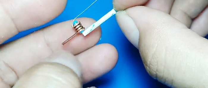 Cordless soldering iron made from a resistor
